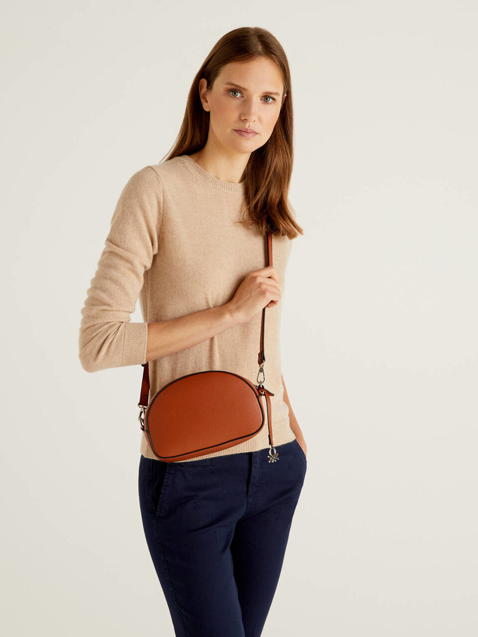 Tumbled look crossbody bag image number 2