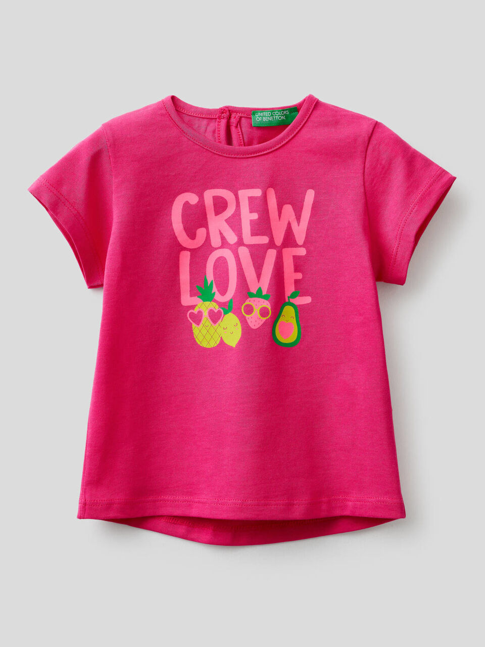 T-shirt with neon print image number 1