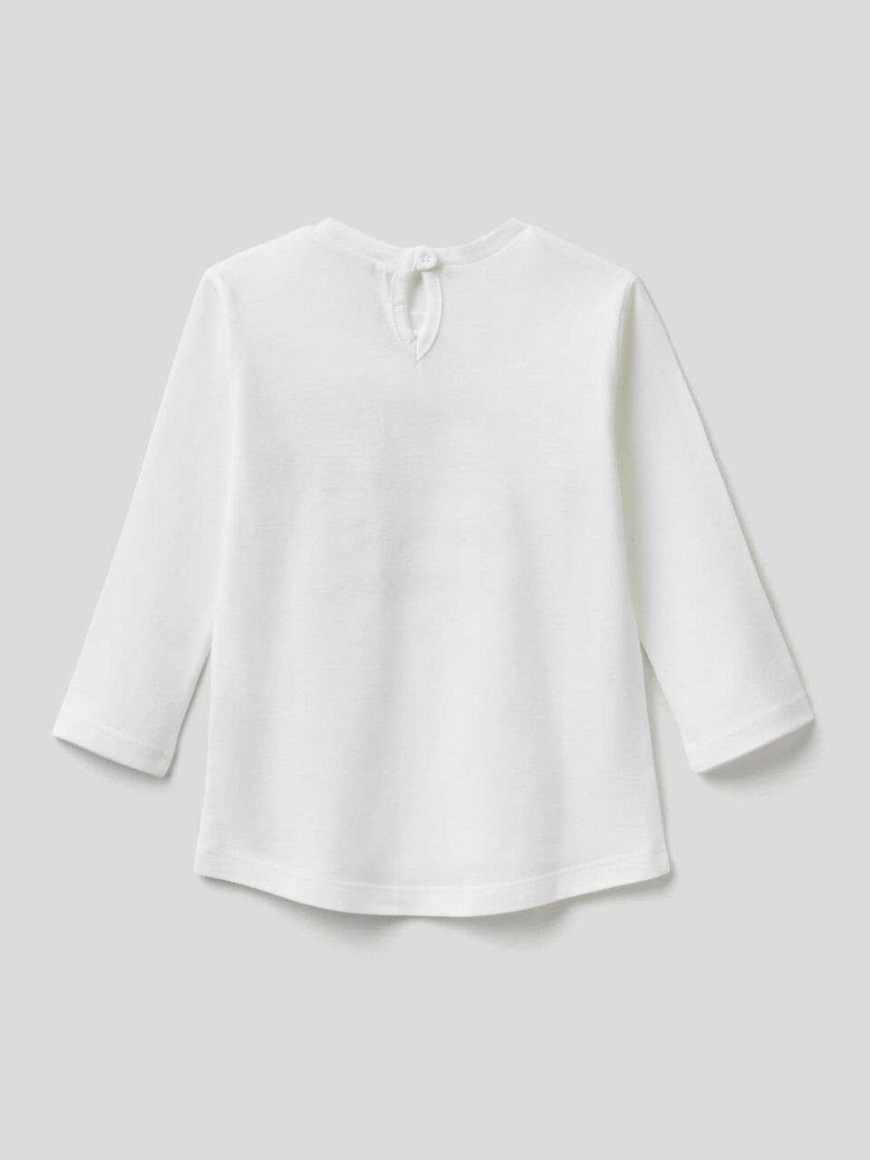Long sleeve pure cotton t-shirt image number 2