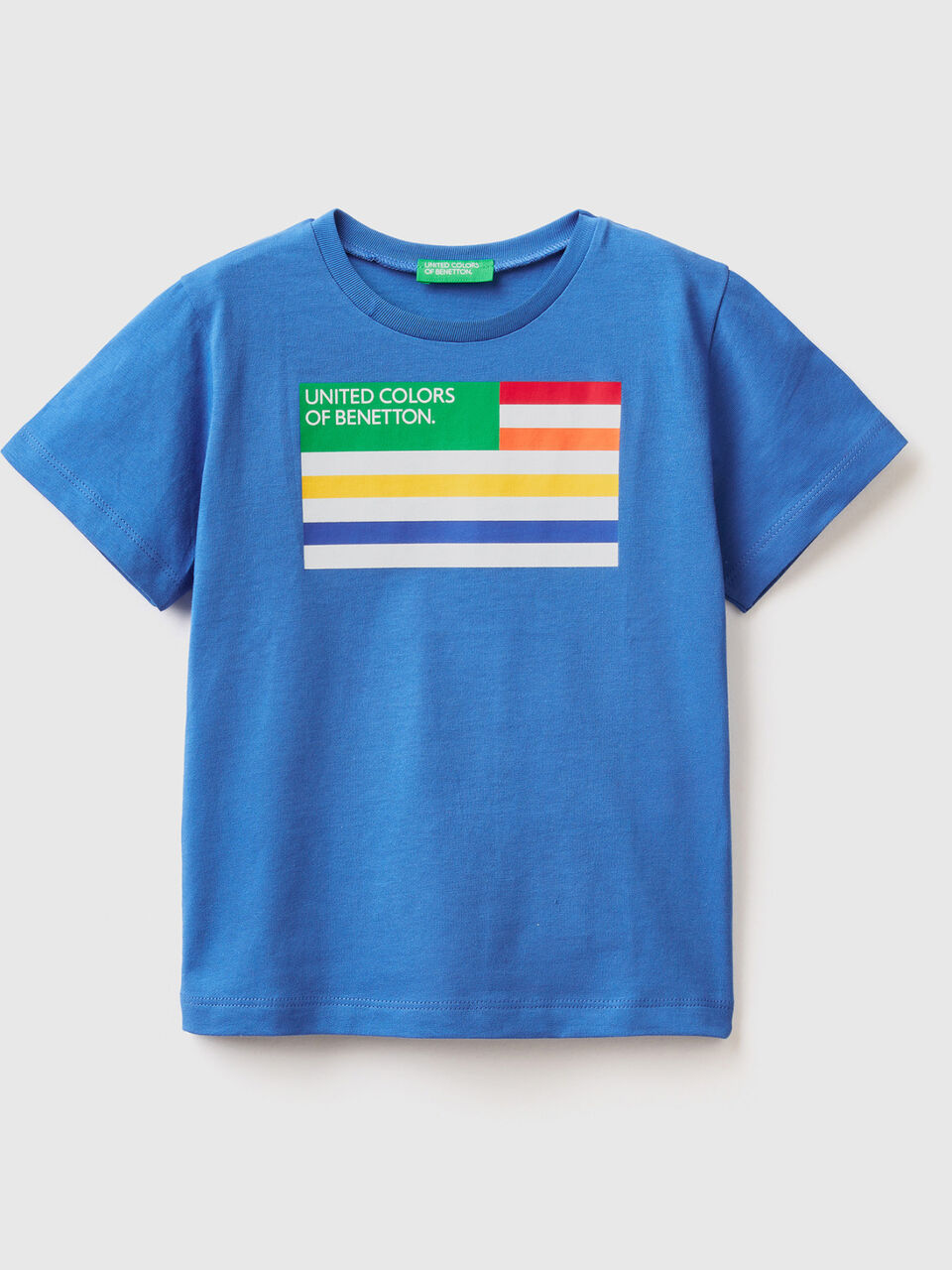 T-shirt with print in 100% organic cotton image number 1