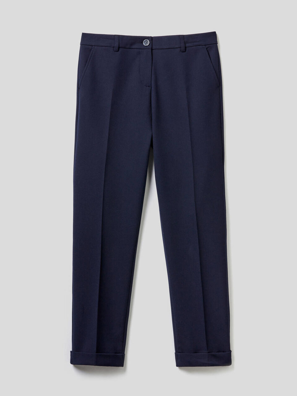 Stretch trousers with cuffs image number 1