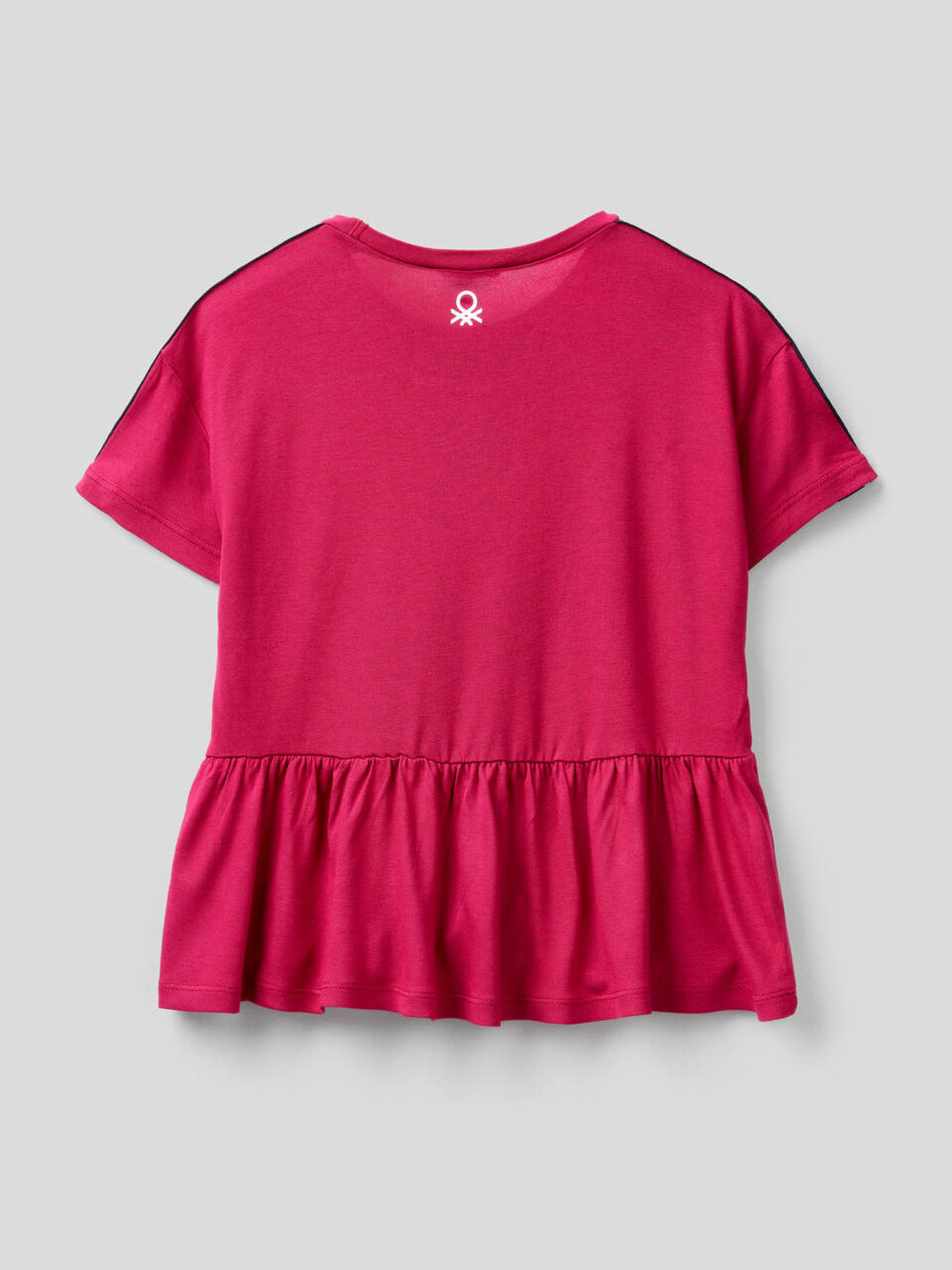 Wide t-shirt with frill image number 2