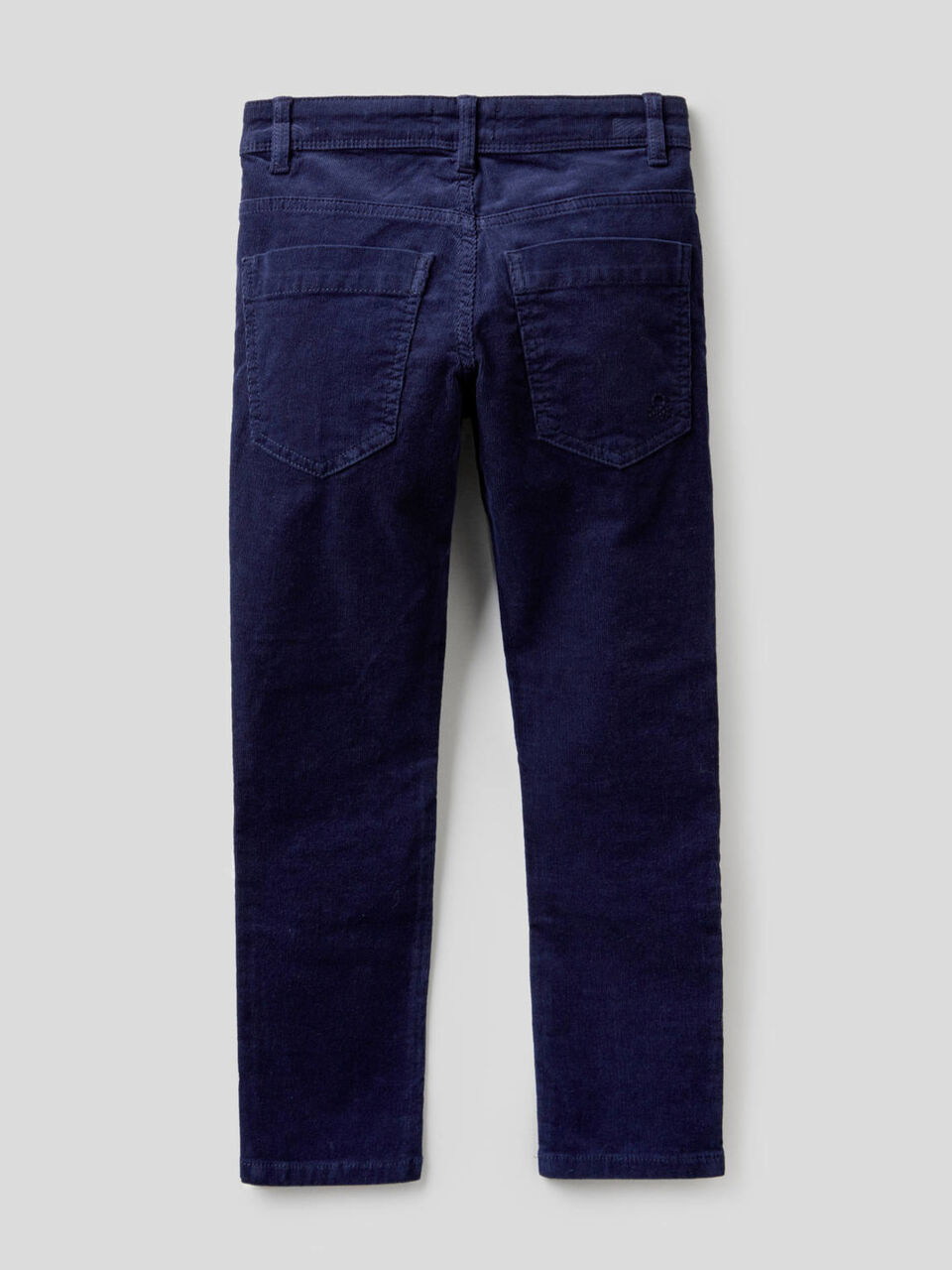 Slim fit stretch velvet trousers image number 2