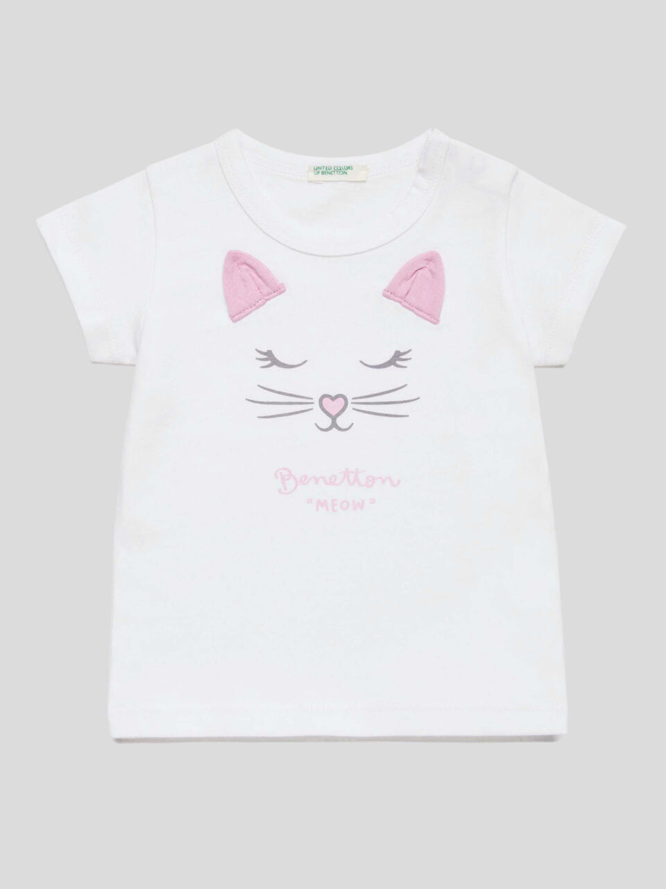 T-shirt with print and ears image number 1