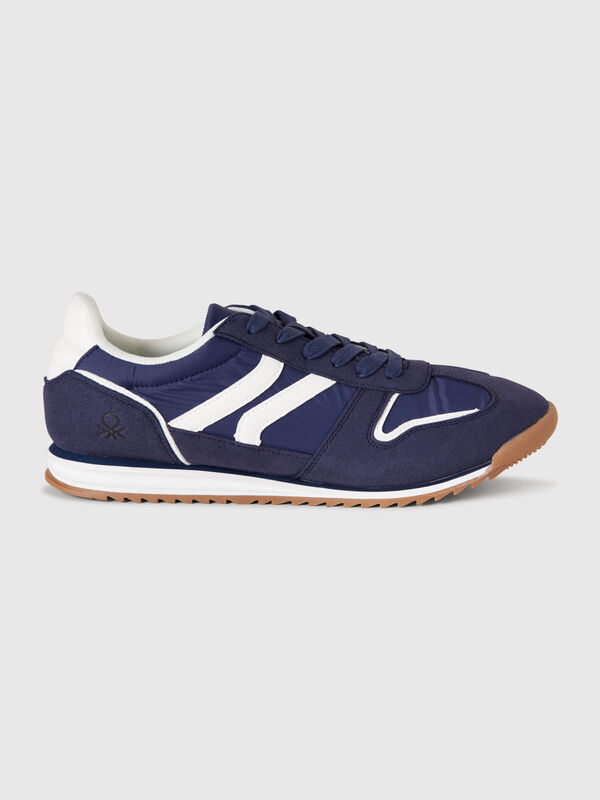 Low-top sneakers in imitation suede Men