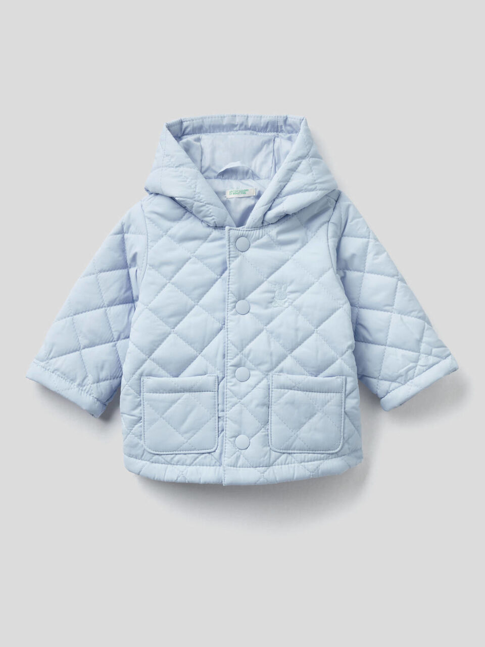 Quilted jacket with hood image number 1