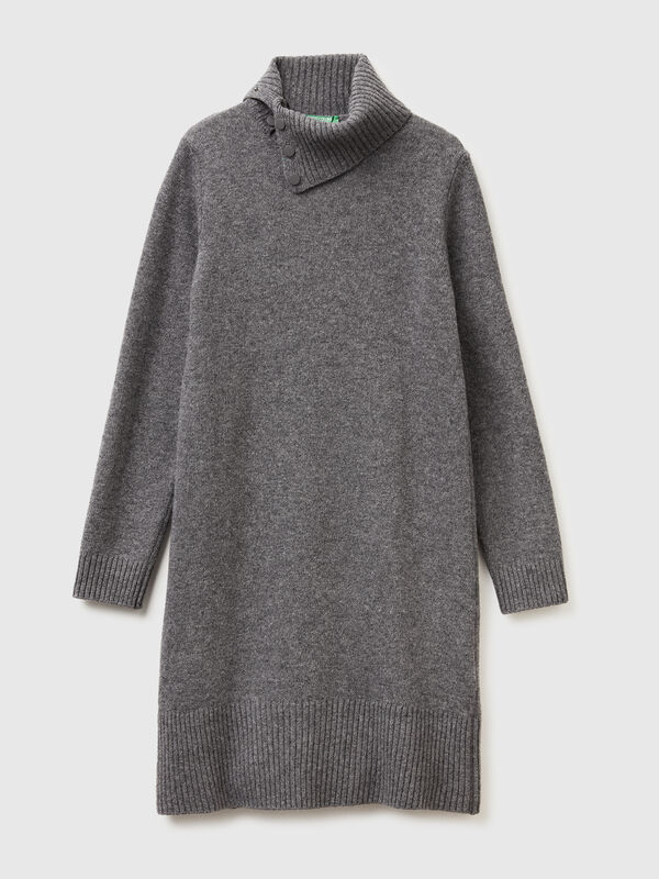Midi dress in wool blend Women