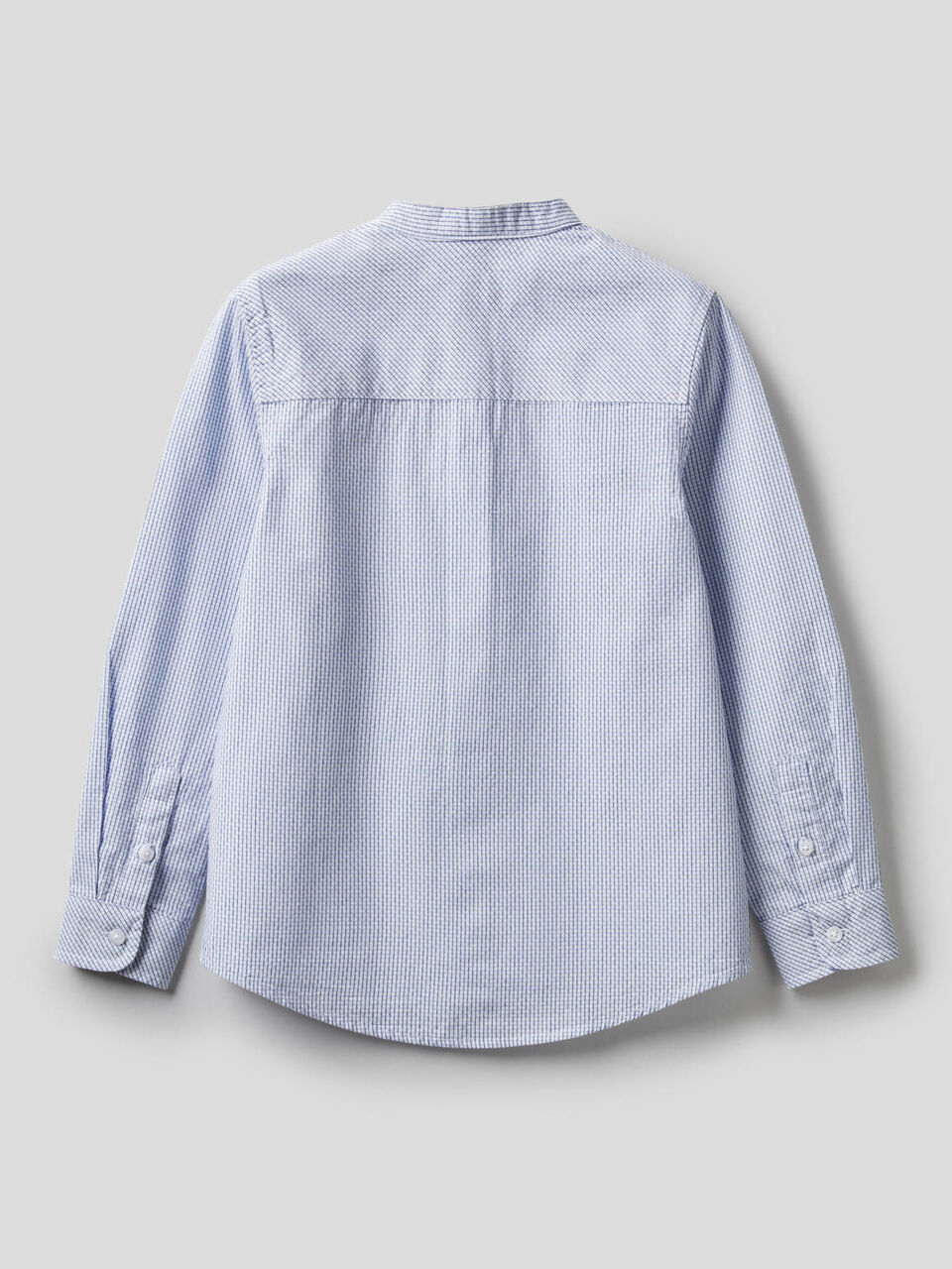 100% cotton Mandarin collar shirt image number 2