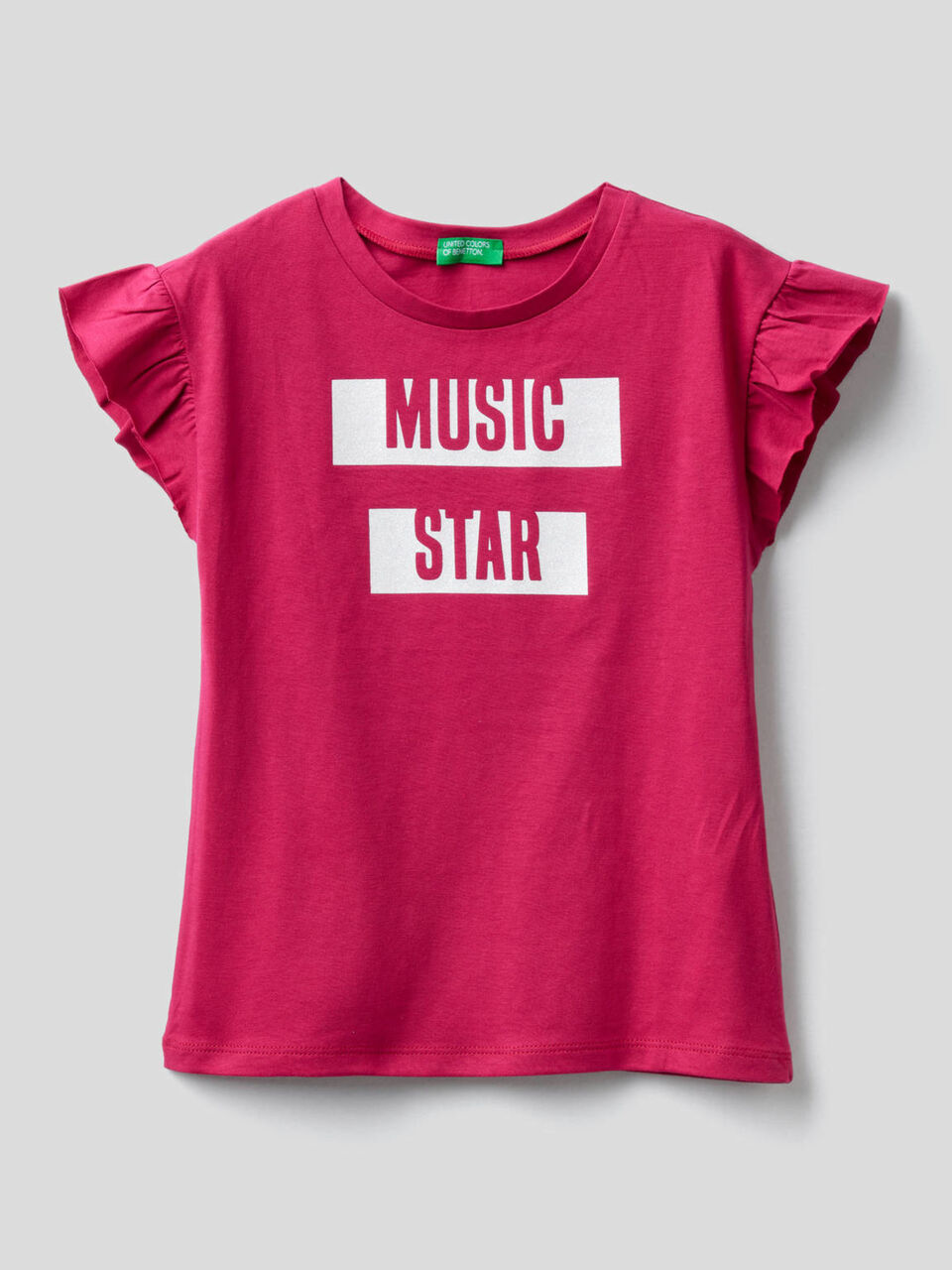T-shirt with cap sleeves image number 1