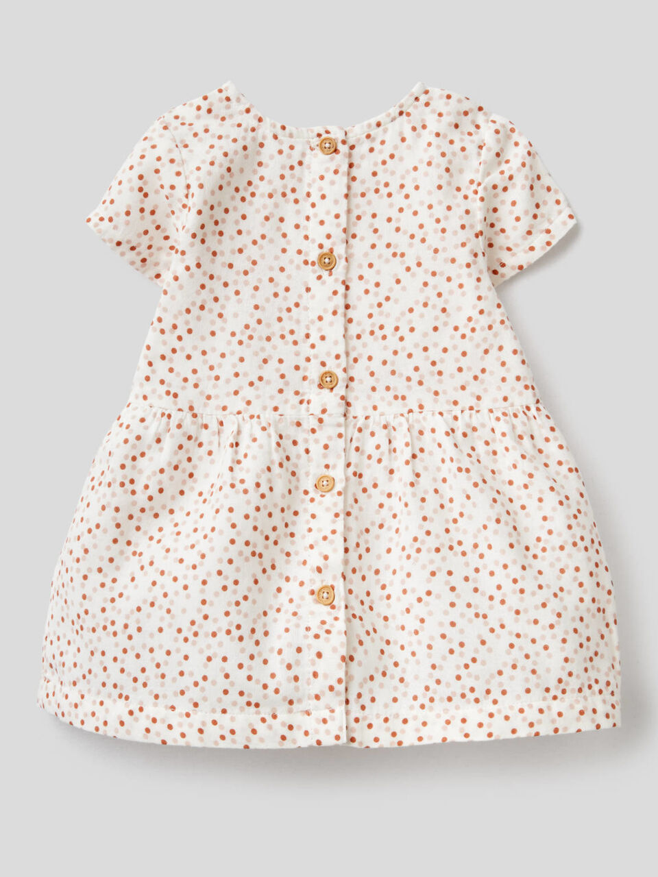 Patterned dress in pure cotton image number 2