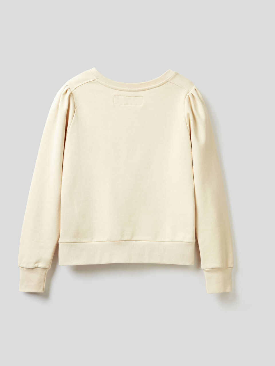 Sweatshirt in organic cotton with embroidery image number null