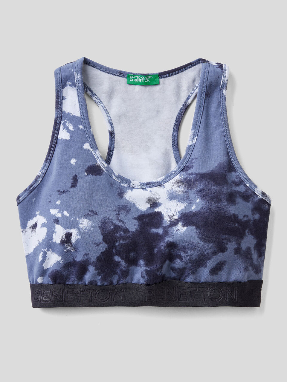 Sporty tie-dye crop top image number 1