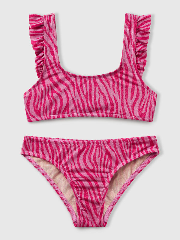 Bikini with animal print Junior Girl
