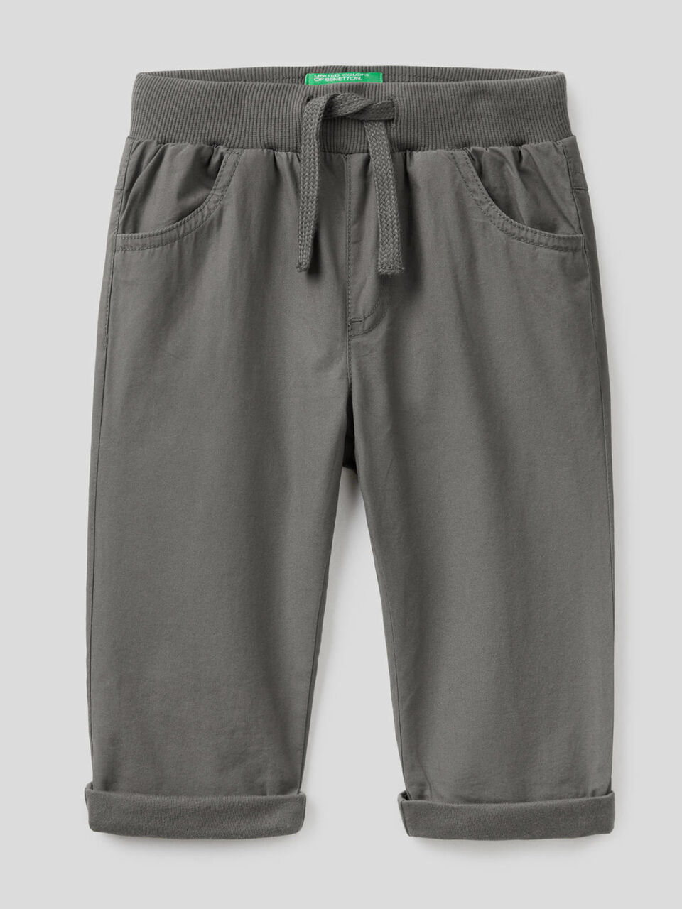 Trousers with drawstring image number 1