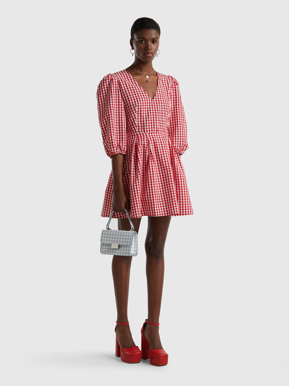 Short vichy dress