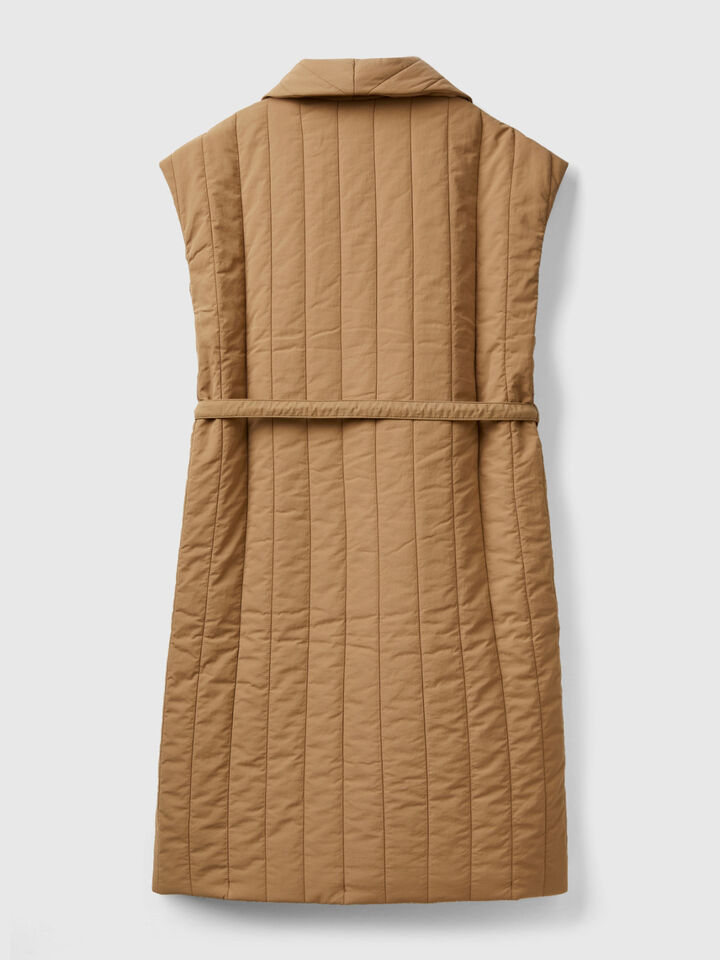 Maxi padded vest with wadding image number 2