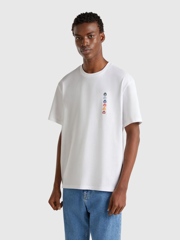 Oversized t-shirt with patch Men
