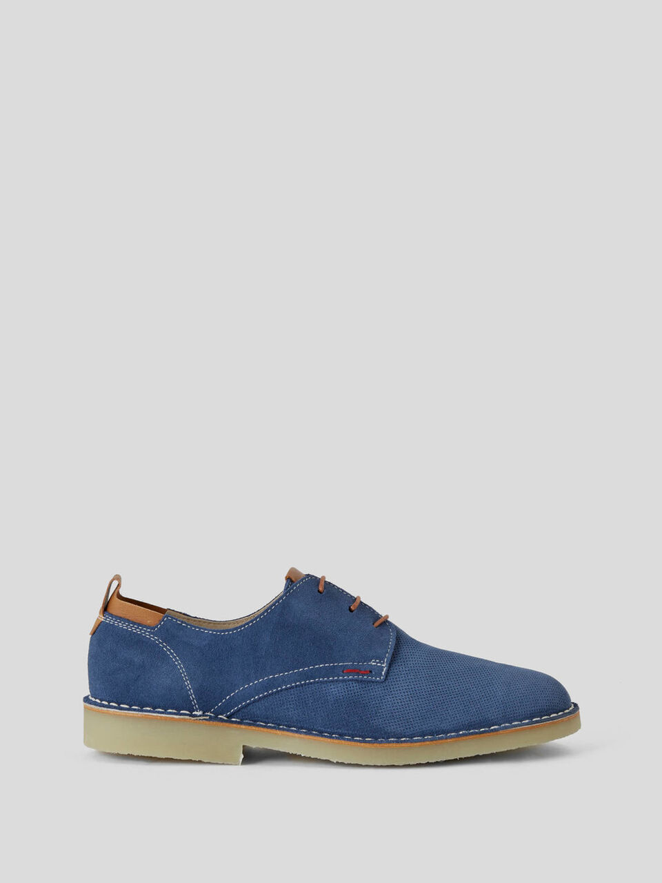 Lace-up shoes in genuine leather image number 1