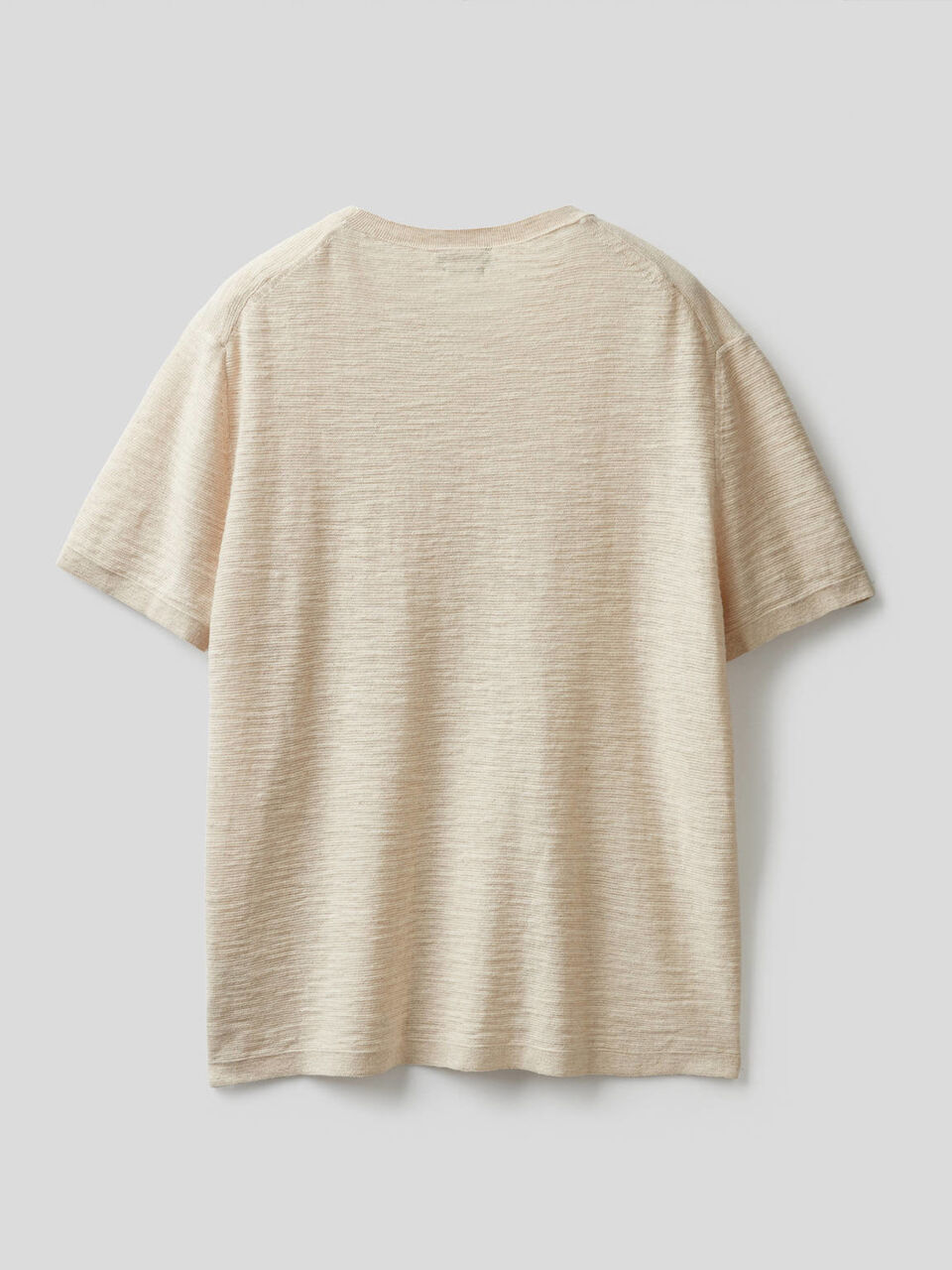 Tricot sweater in linen blend image number 2