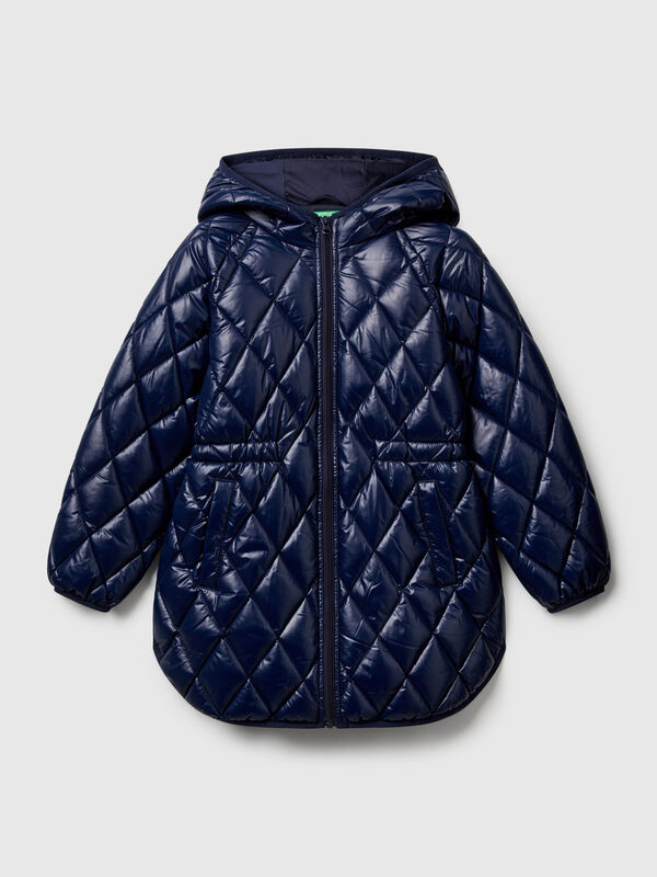 Shiny quilted jacket Junior Girl