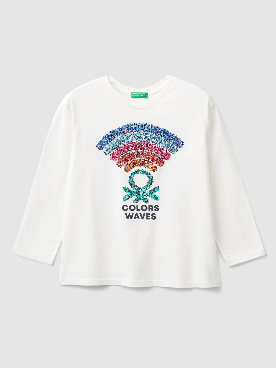 T-shirt with sequins image number 1