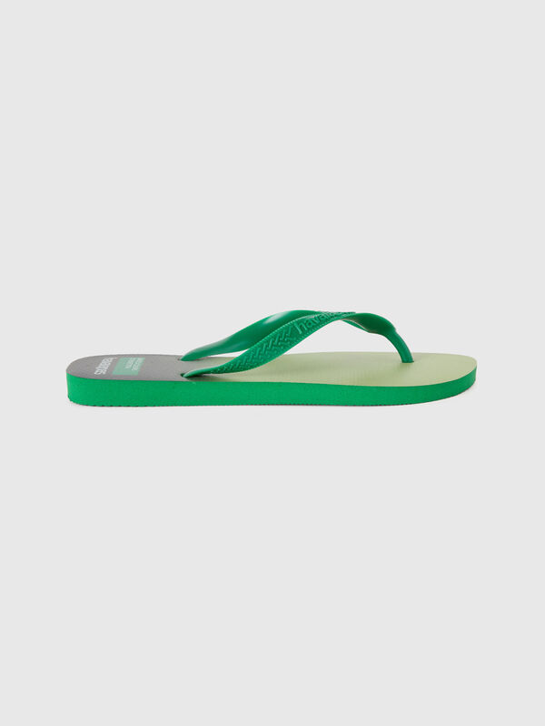 Light green Havaianas flip flops