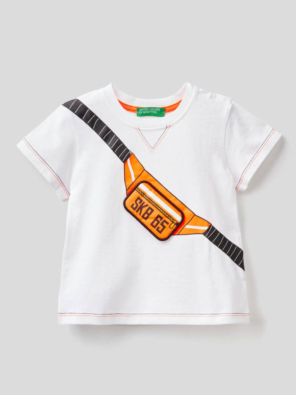 T-shirt with 3D applique image number 1