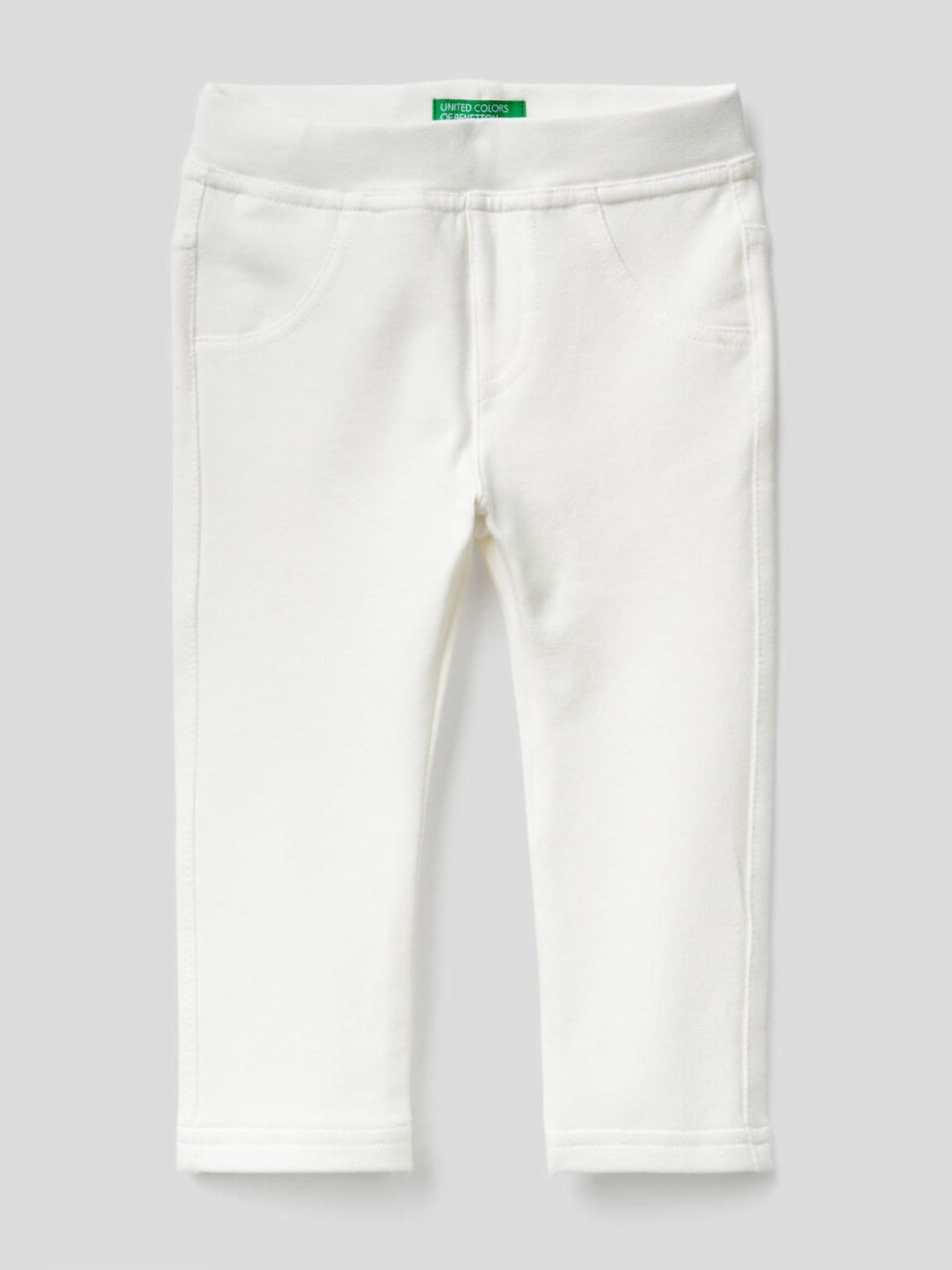 Stretch sweat fabric jeggings image number 1