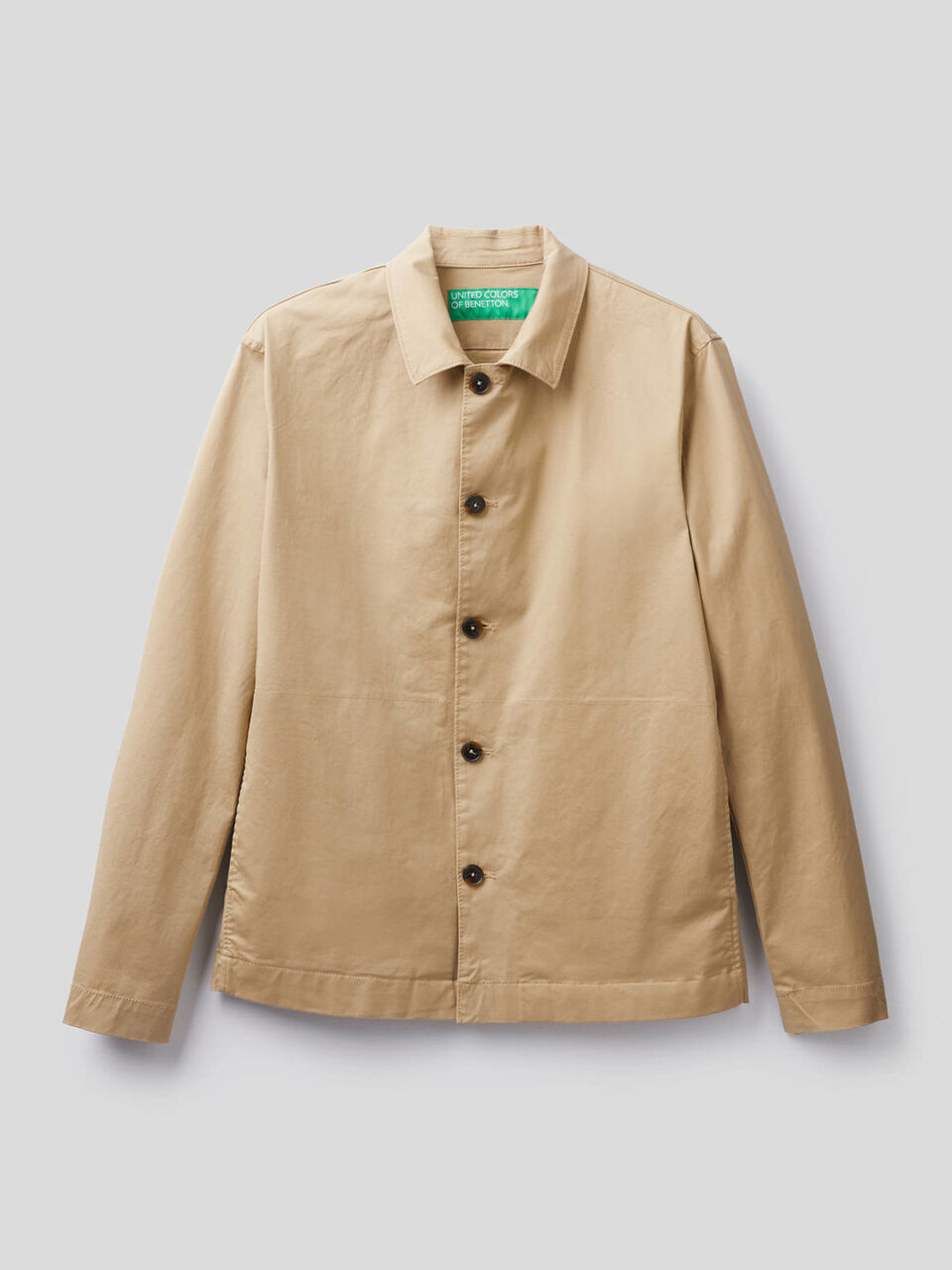 Stretch cotton jacket image number 1