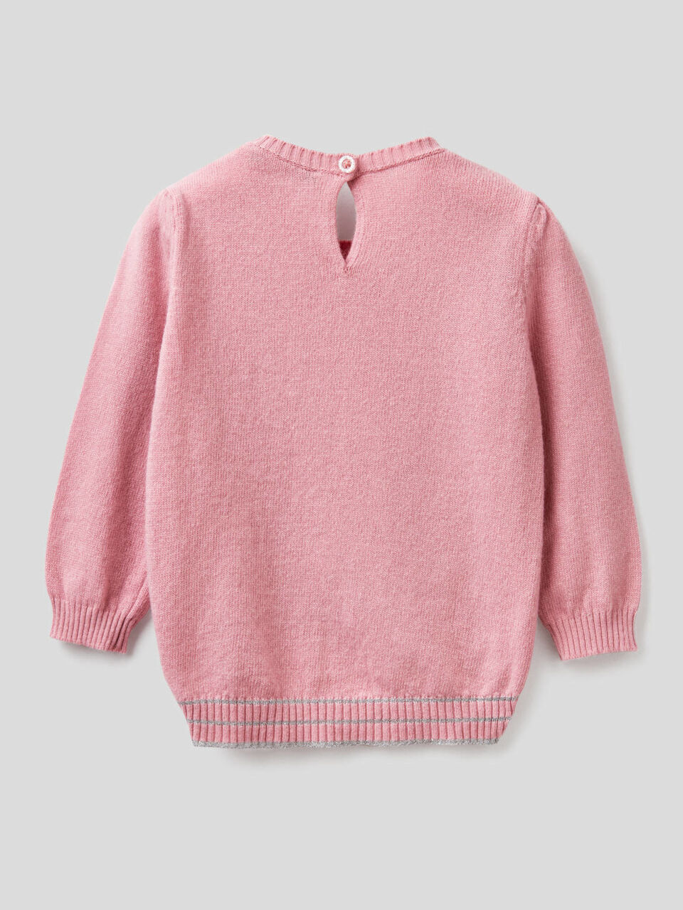 Sweater with glittery applique image number 2