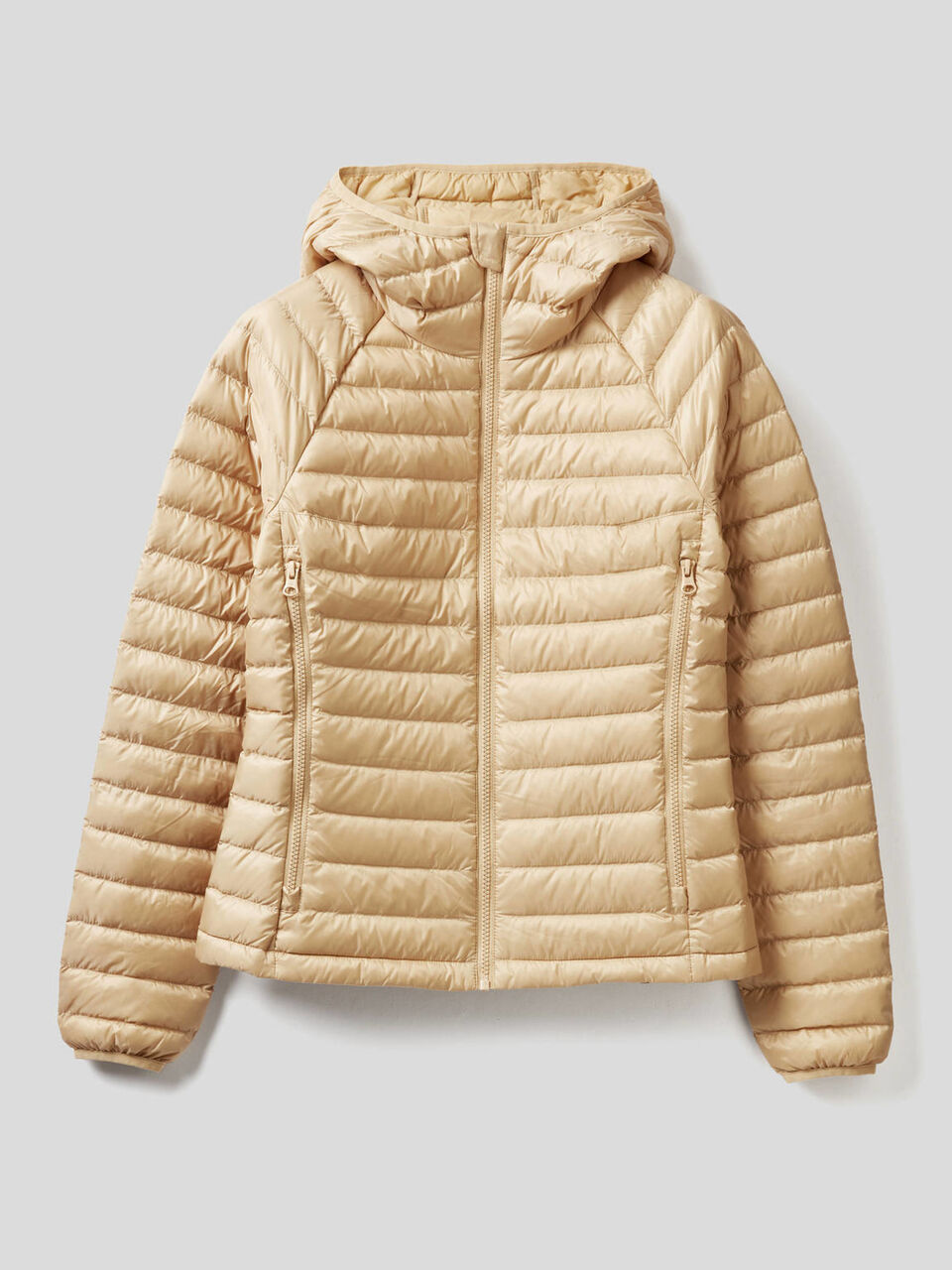 Puffer jacket with hood image number 1