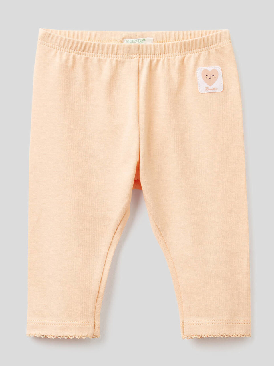 Stretch cotton leggings image number 1