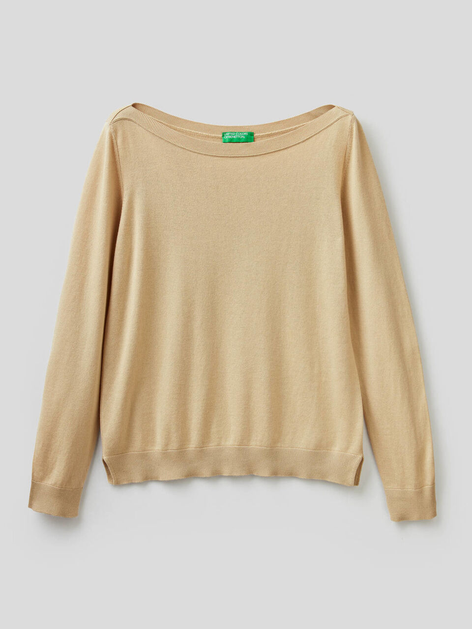 Boat neck sweater image number 1