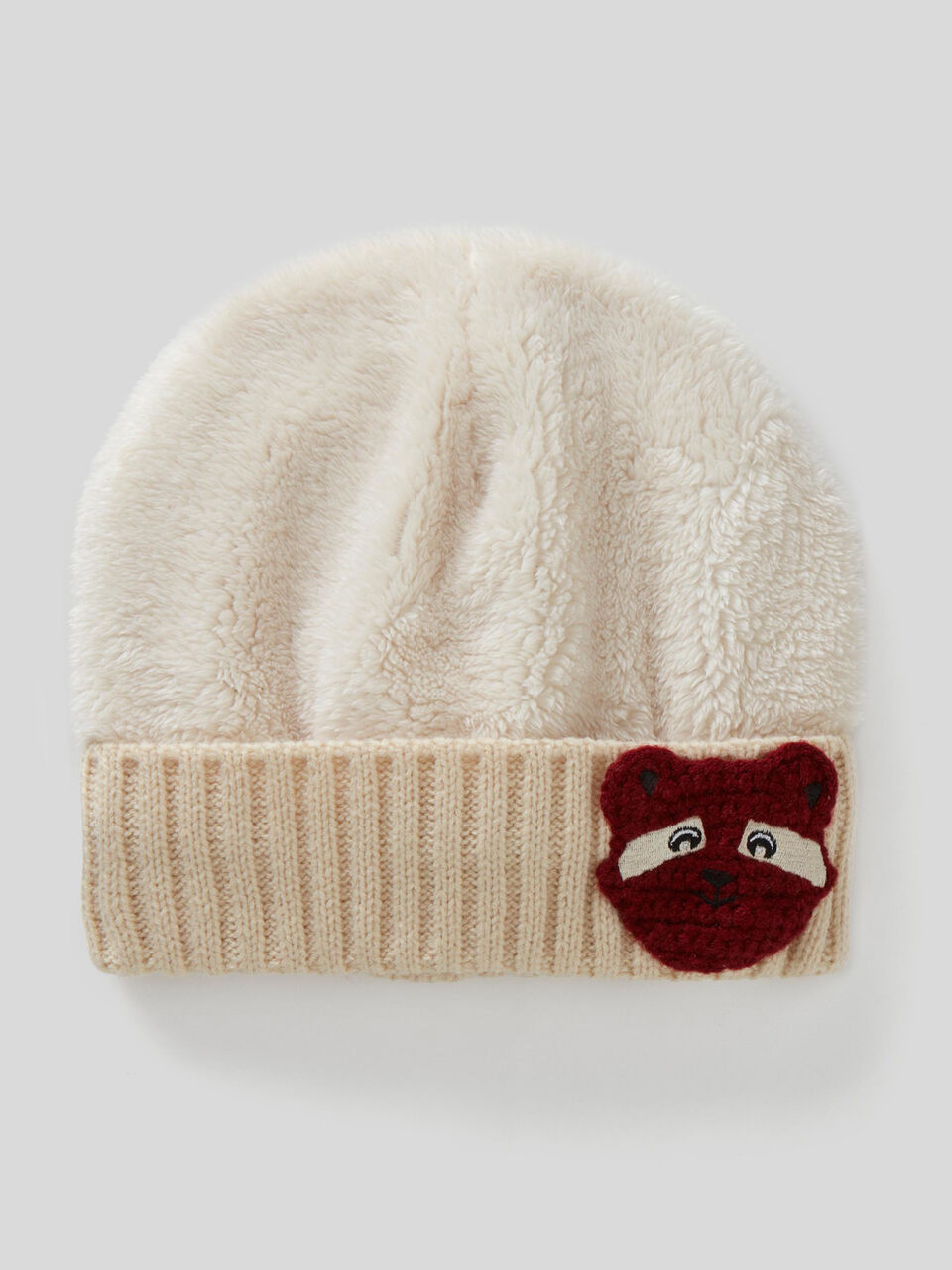 Hat with turn-up and patch image number 1