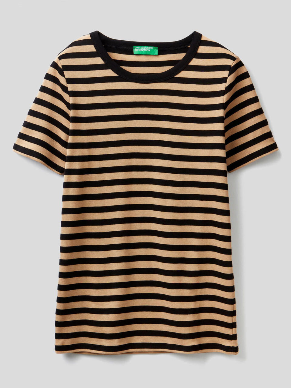 Crew neck striped t-shirt image number 1