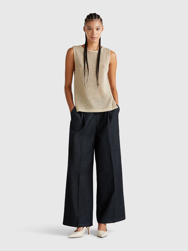 Jeans with elastic waist Women