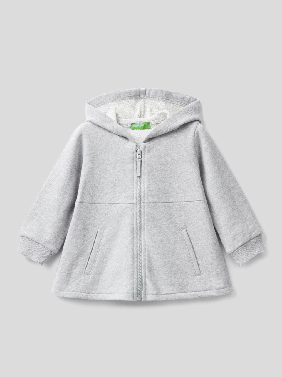 Flared sweatshirt with lurex details image number 1