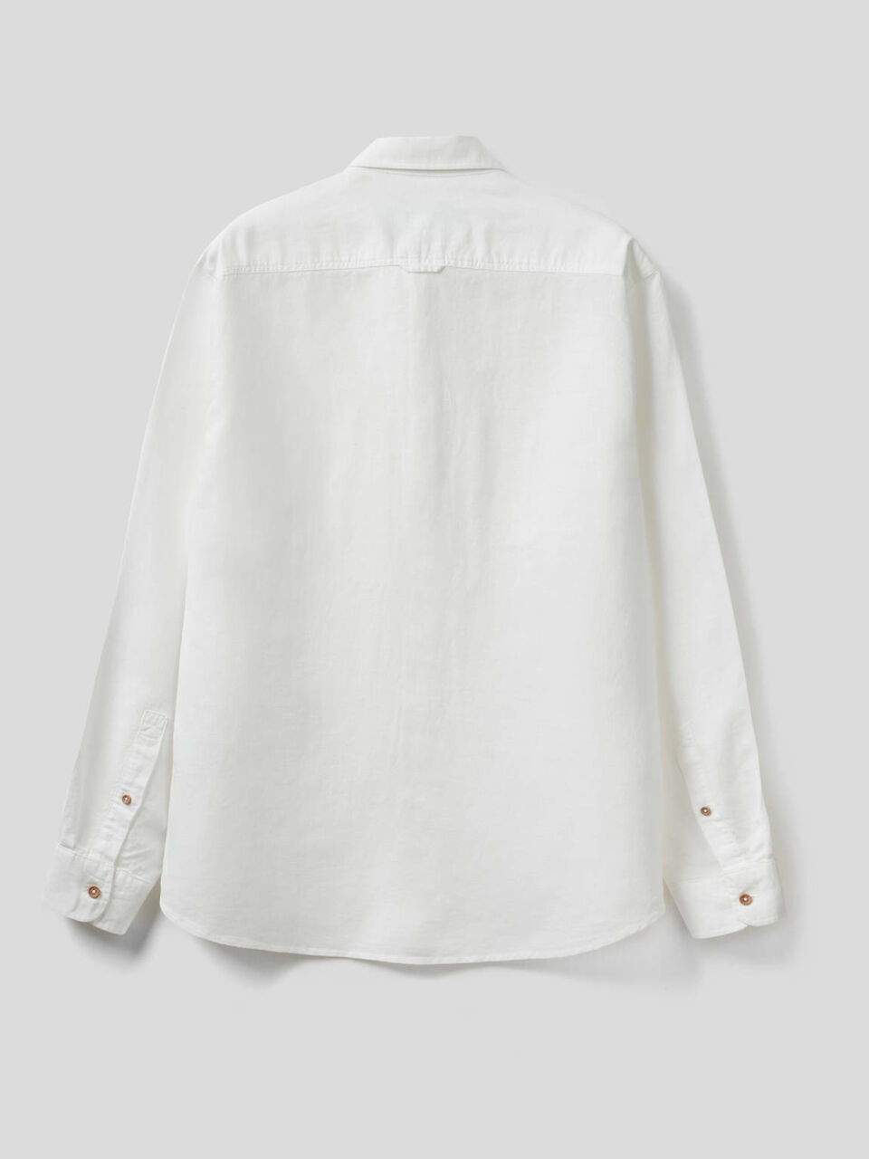 Regular fit shirt in linen blend cotton image number 2