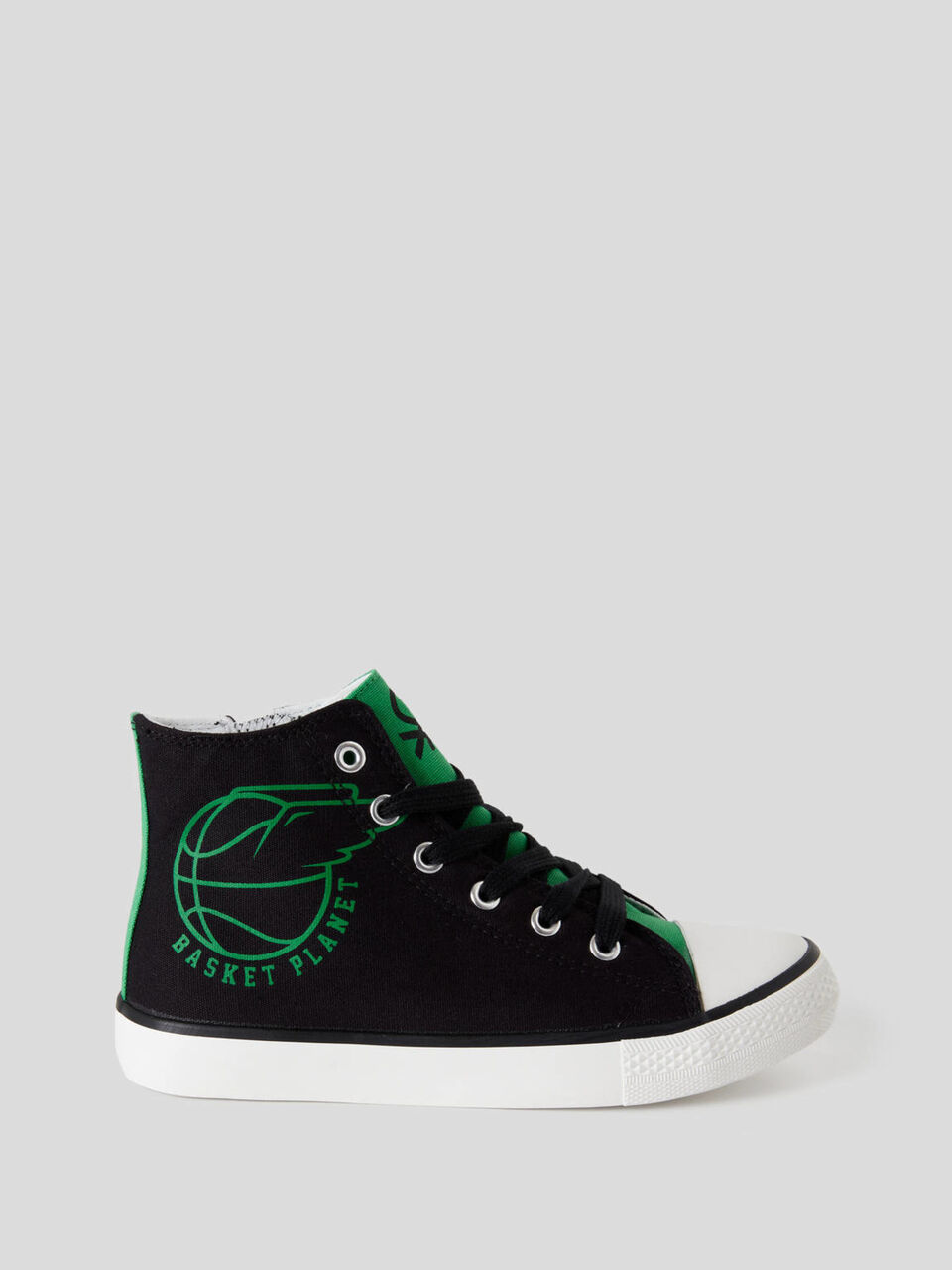 High-top sneakers with print image number 1