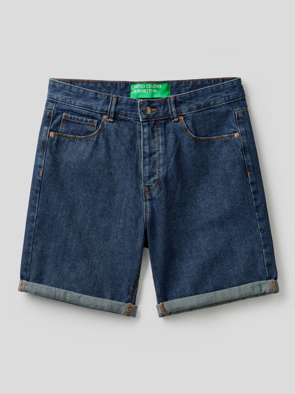 Bermudas in 100% cotton denim image number 1