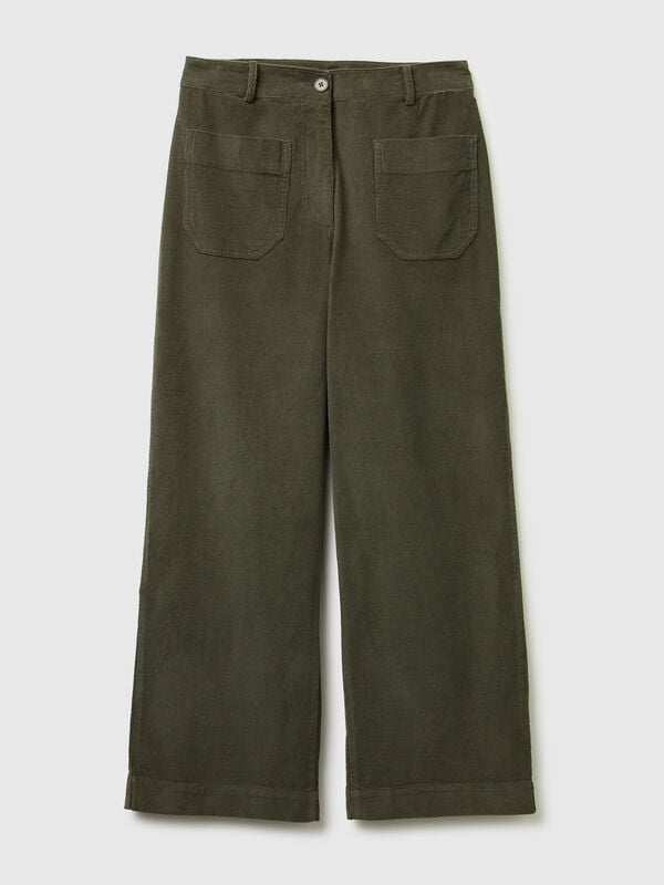 Straight corduroy trousers Straight corduroy trousers Women