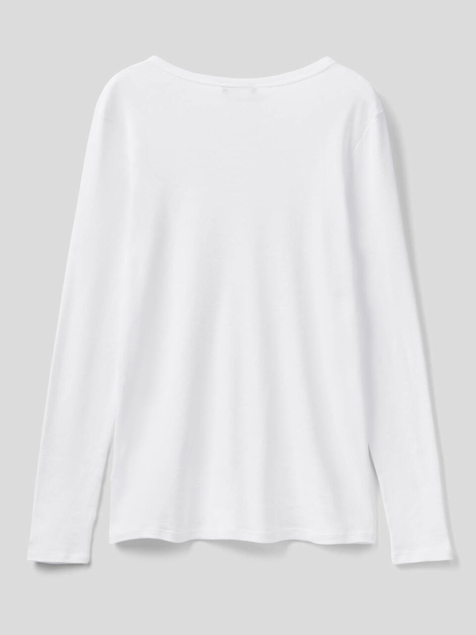 Long sleeve pure cotton t-shirt image number 2