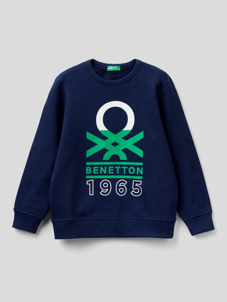 Sweatshirt with logo print image number 1