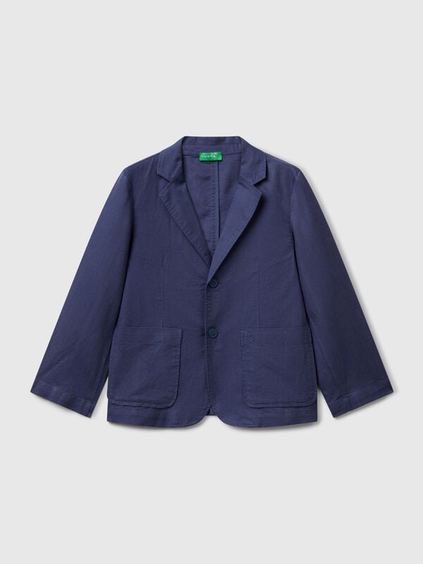Blazer in linen blend Junior Boy