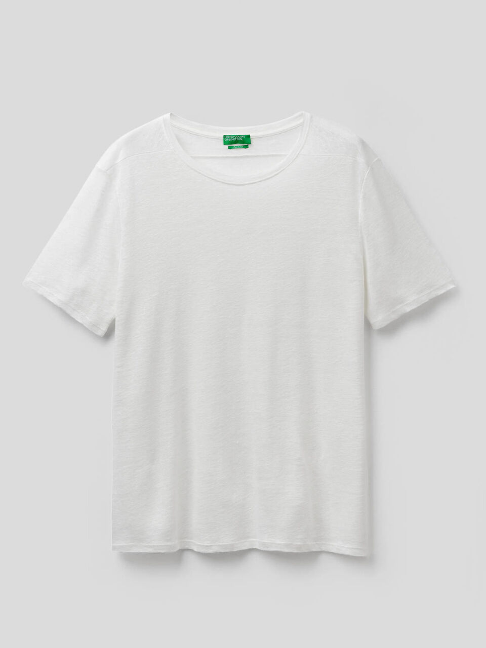 T-shirt in pure linen image number 1