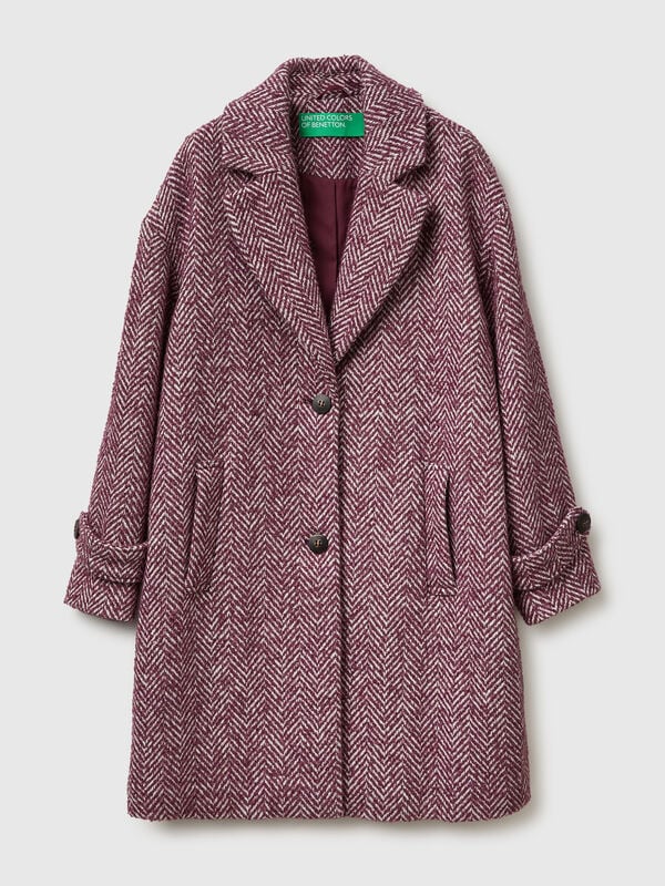 Cotton blend coat Women