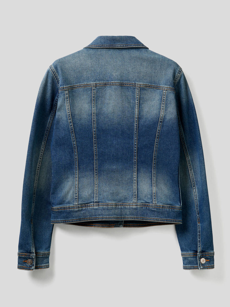Waisted denim jacket image number 2