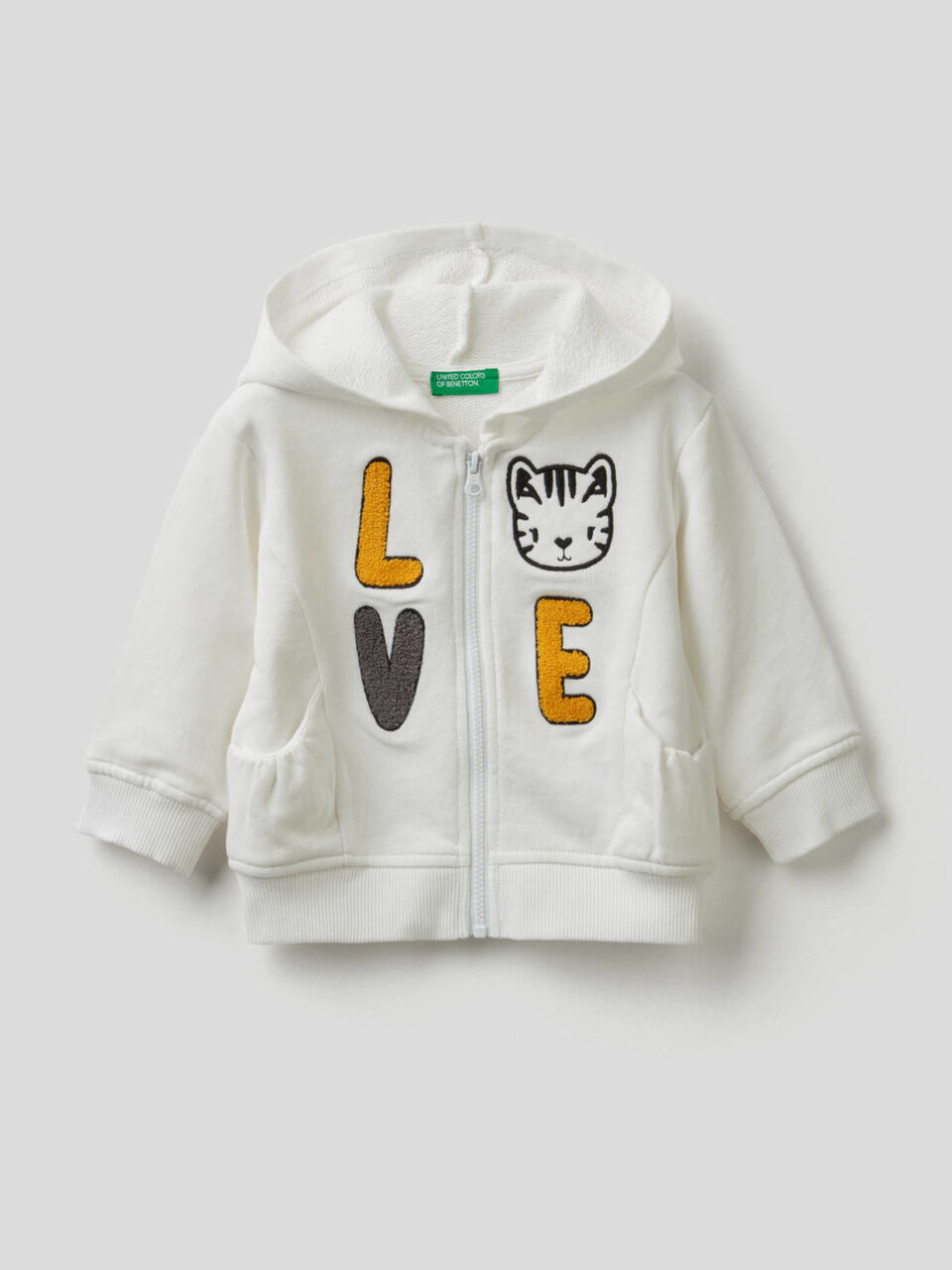 Hoodie with maxi embroidery image number 1