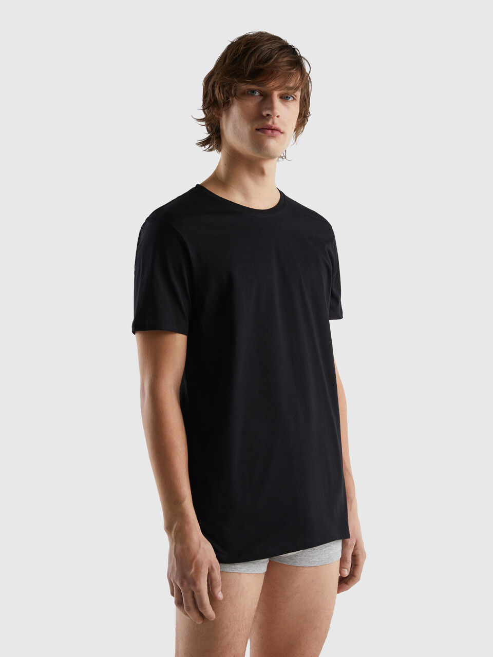 Long fiber cotton t-shirt