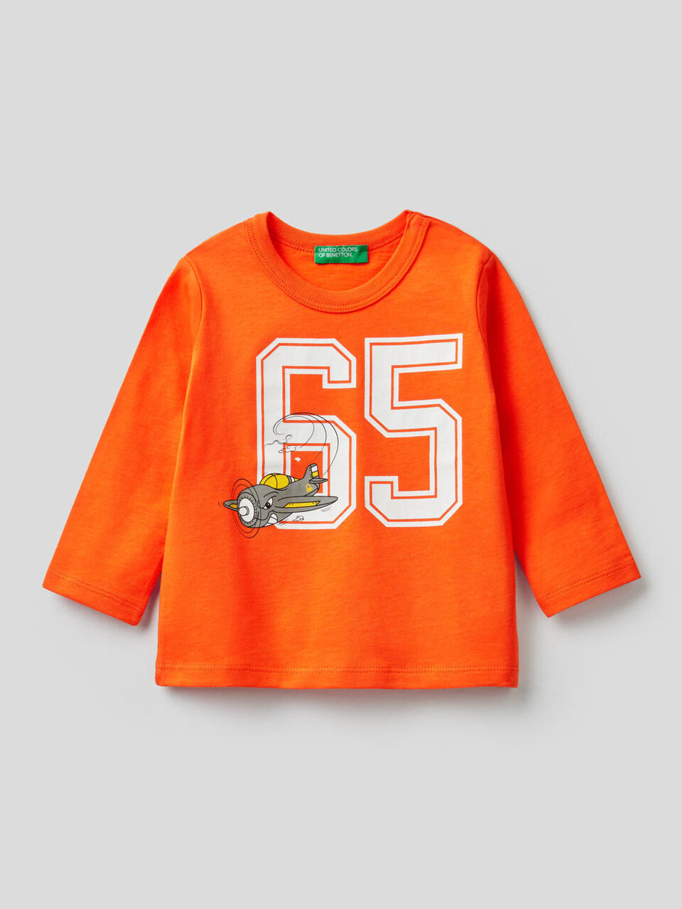 Long sleeve organic cotton t-shirt image number 1